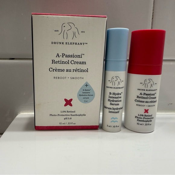 Drunk Elephant Other - Drunk Elephant A-Passioni Retinol Cream and B-Hydra Serum Duo